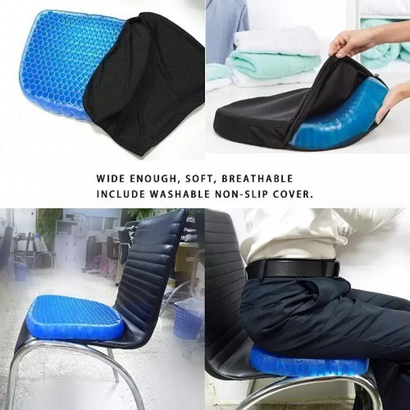 Gel Orthopedic Seat Cushion for Office Chair, Wheelchair